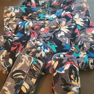 Vera Bradley purse, glasses holder and billfold